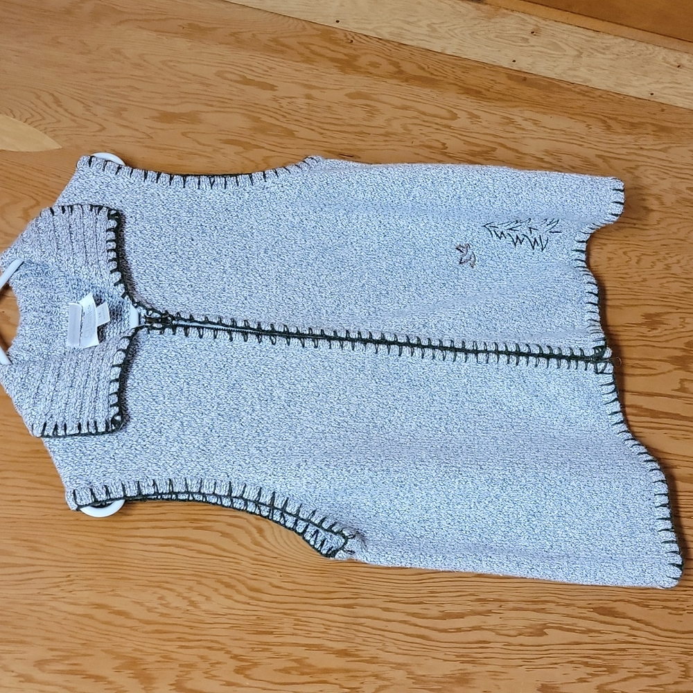 C.J. Banks Hand Embroidered Knit Sweater Vest